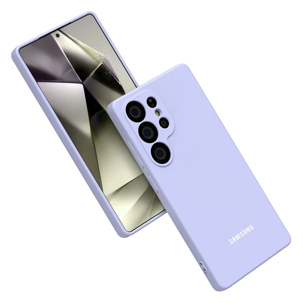 S25 Ultra deksel, gripesikkert og komfortabelt. Støtsikker beskyttelse i elegant design.