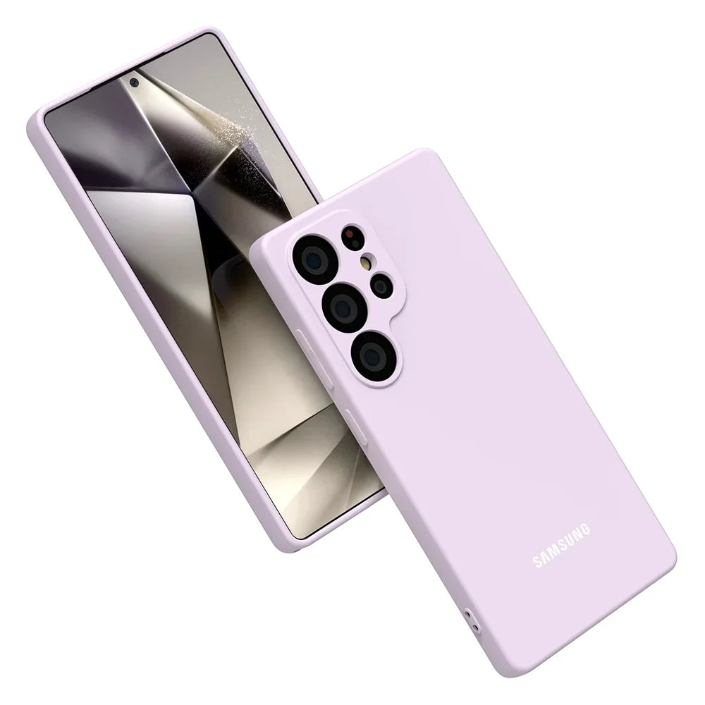 Robust silikon mobildeksel for S25 Ultra. Optimal beskyttelse mot fall og riper.