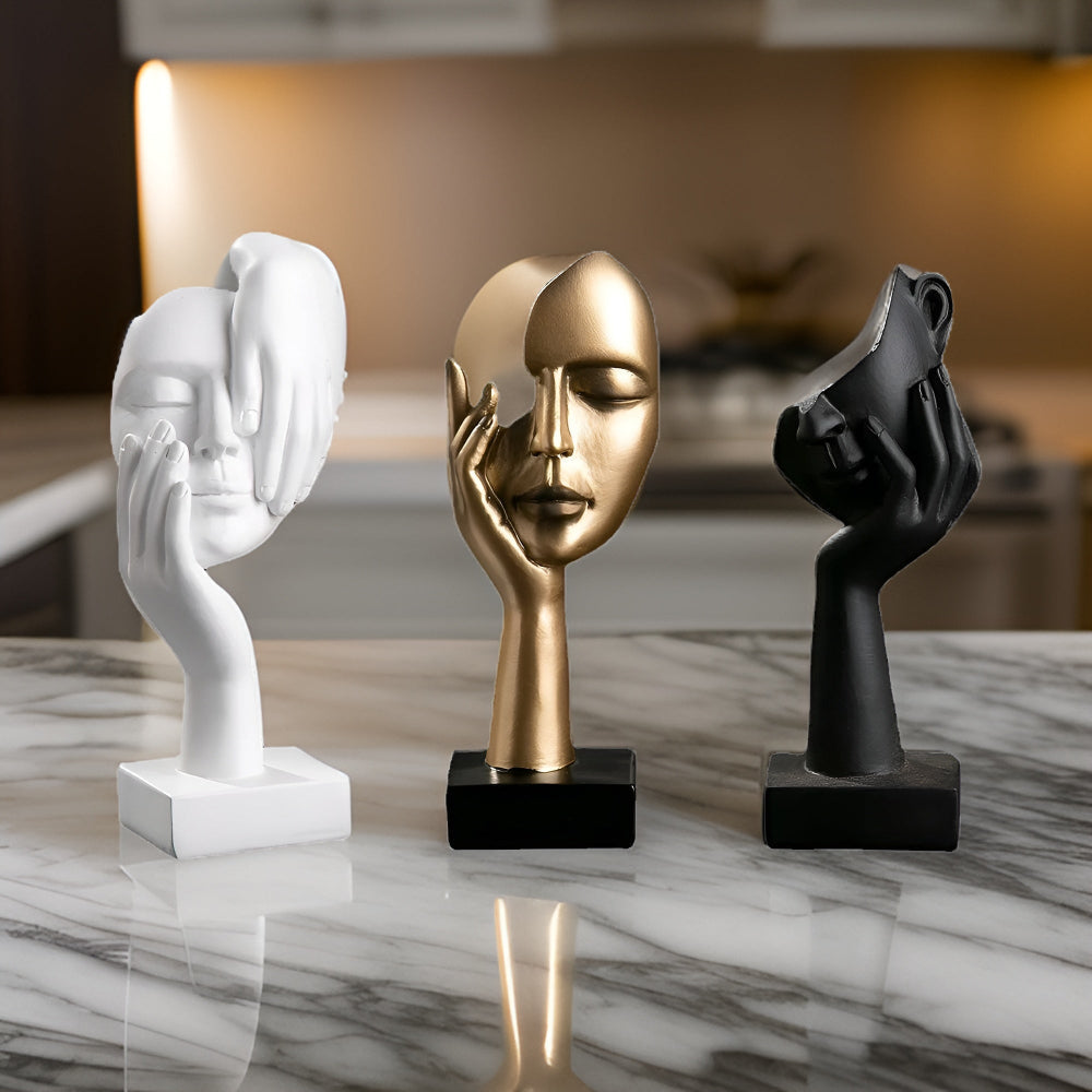 Minimalistisk abstrakt tenkerstatue, perfekt gaveide for moderne hjemmeinnredning.