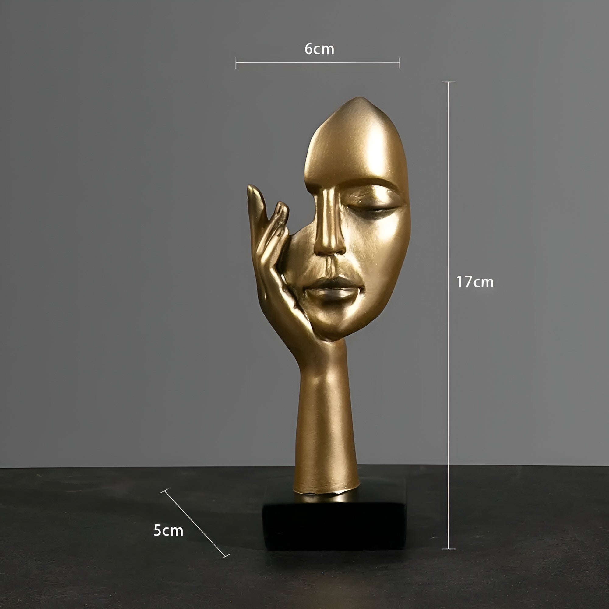 Kunstdekorasjon: Abstrakt tenkerfigur for en minimalistisk og moderne stil i hjemmet.