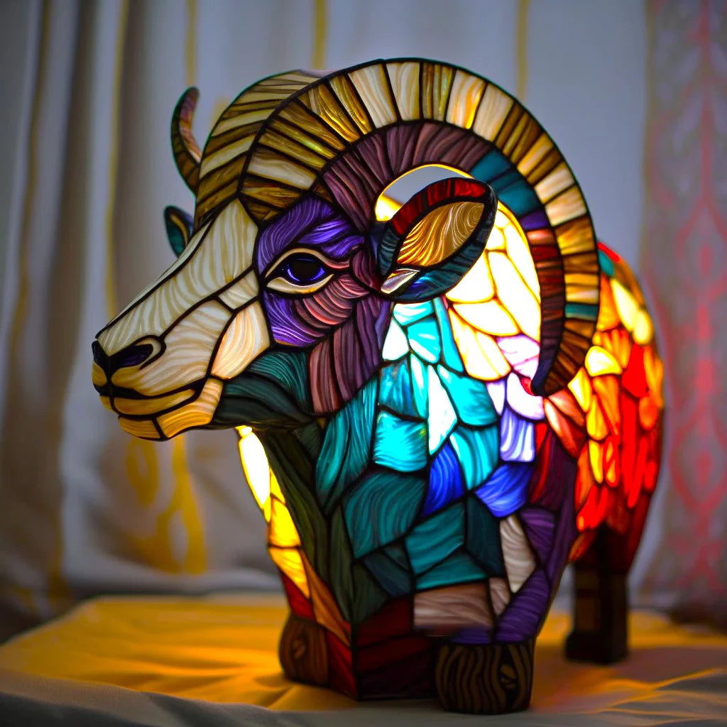 Trendy dekorativ lampe med dyrefigur, gir mykt lys og moderniserer interiøret.