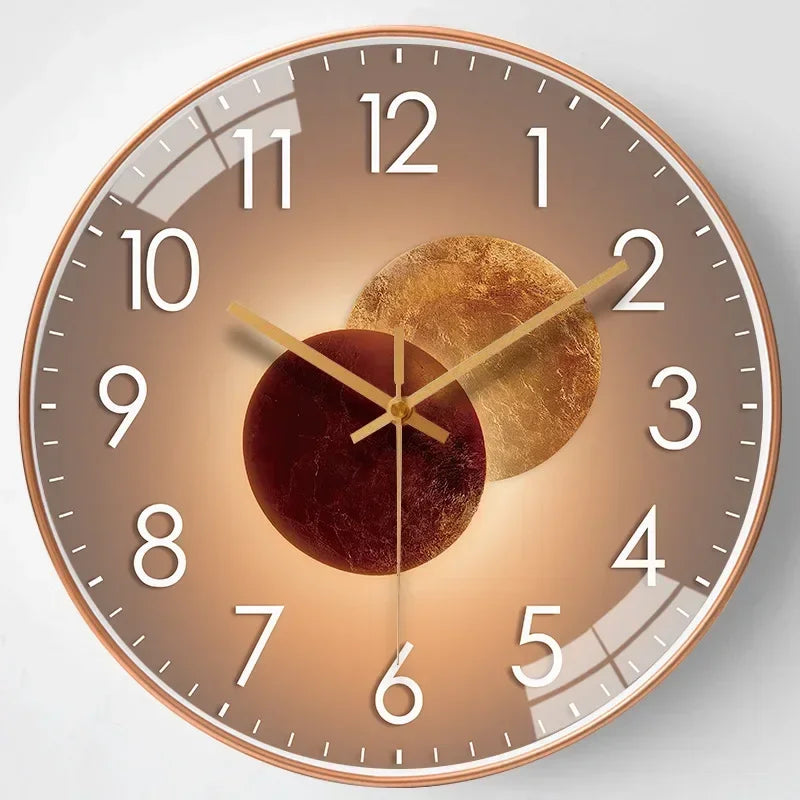 Moderne interiørklokke for vegg, digitalt display, flott dekorasjon og funksjonelt veggur.