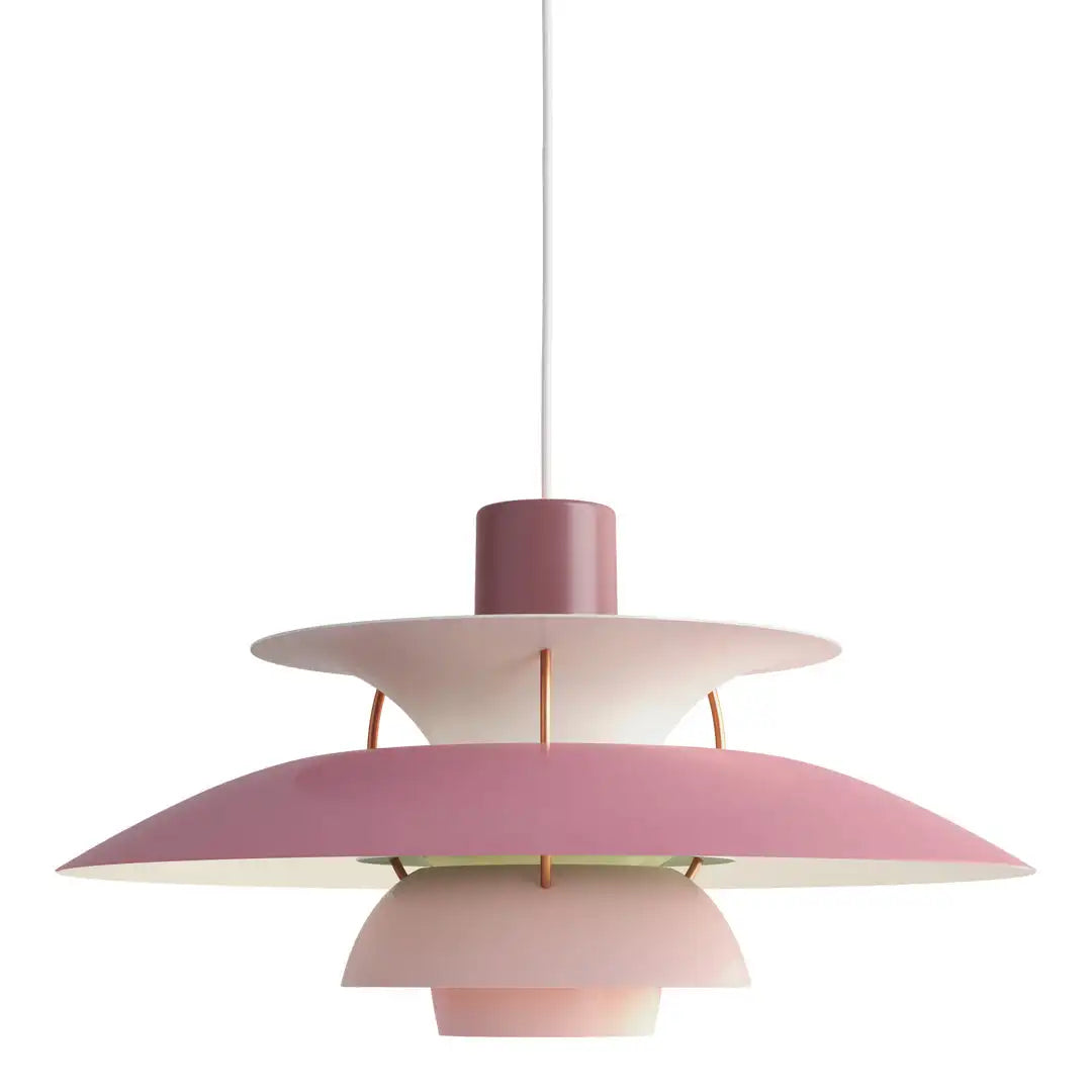 Design LED-taklampe, rund og dimbar, laget av høykvalitetsmetall