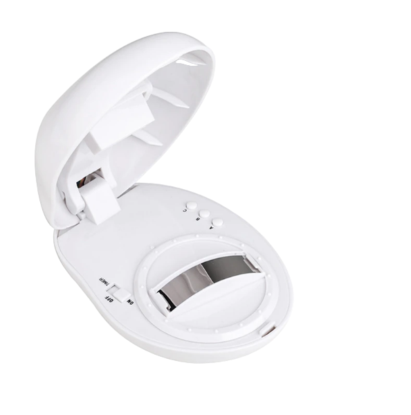 Moderne eggformet regnbueprojektor lampe som skaper romantisk stemningslys for hjem og fest.