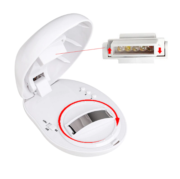 Allsidig regnbueprojektor lampe som gir fargerikt stemningslys for soverom, stue eller romantiske kvelder.