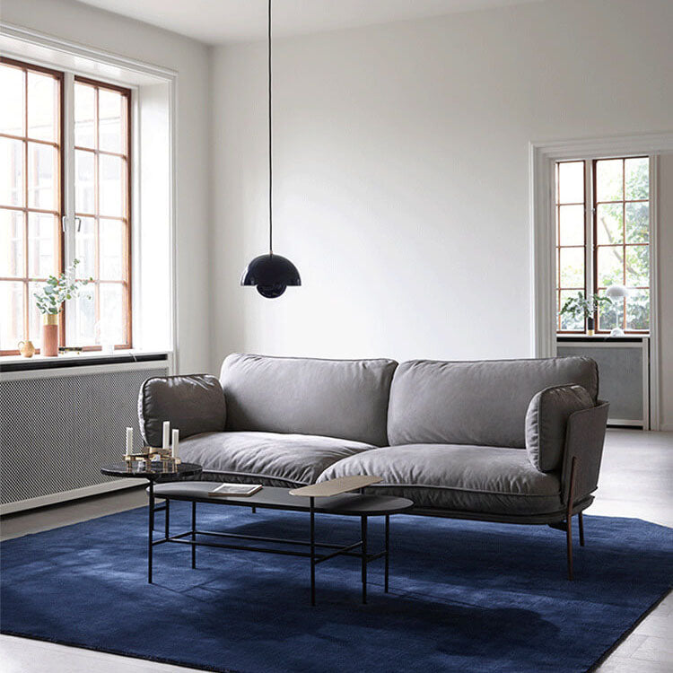 Halvsirkel taklampe, nordisk inspirert pendellampe for stilfull og funksjonell belysning.
