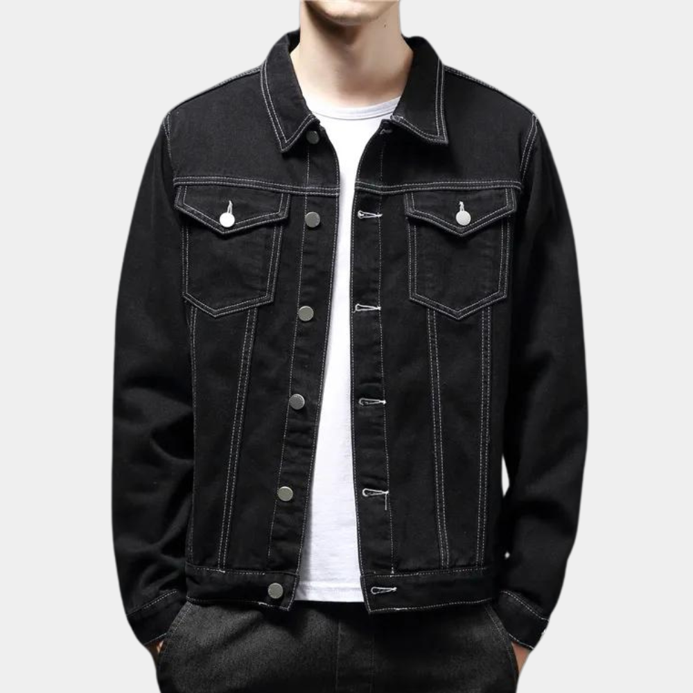 Varm og isolert herrejakke for vinteren. Komfortabel casual vinterjakke med moderne stil for menn.