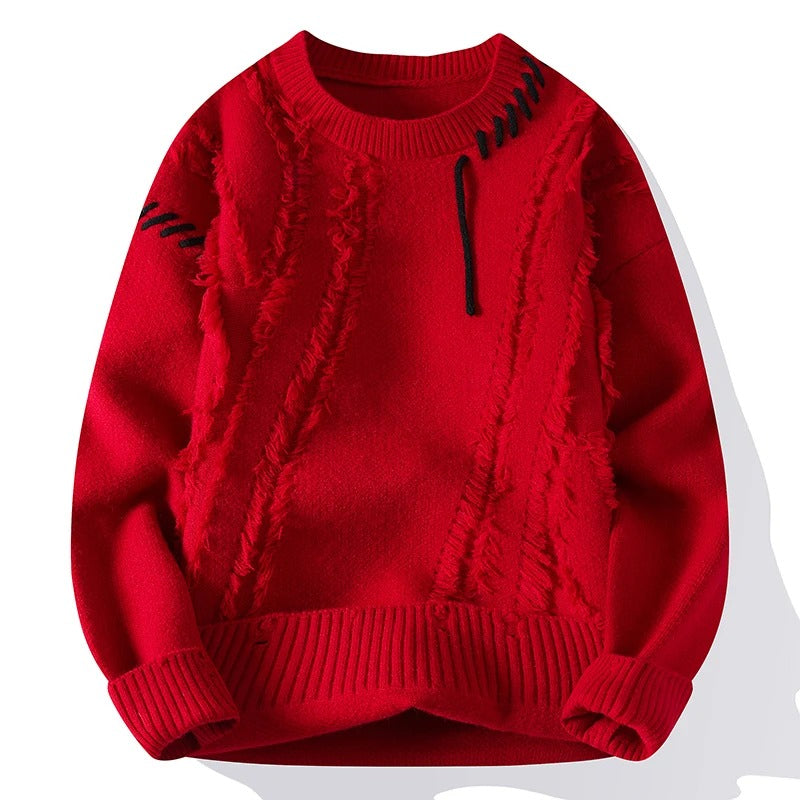 Allsidig herregenser i moderne stil, ideell for et komfortabelt og trendy hverdagantrekk.