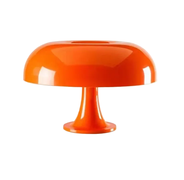 Moderne hvit LED-sopplampe, perfekt bordlampe for stue eller soverom, gir koselig og energieffektiv belysning.