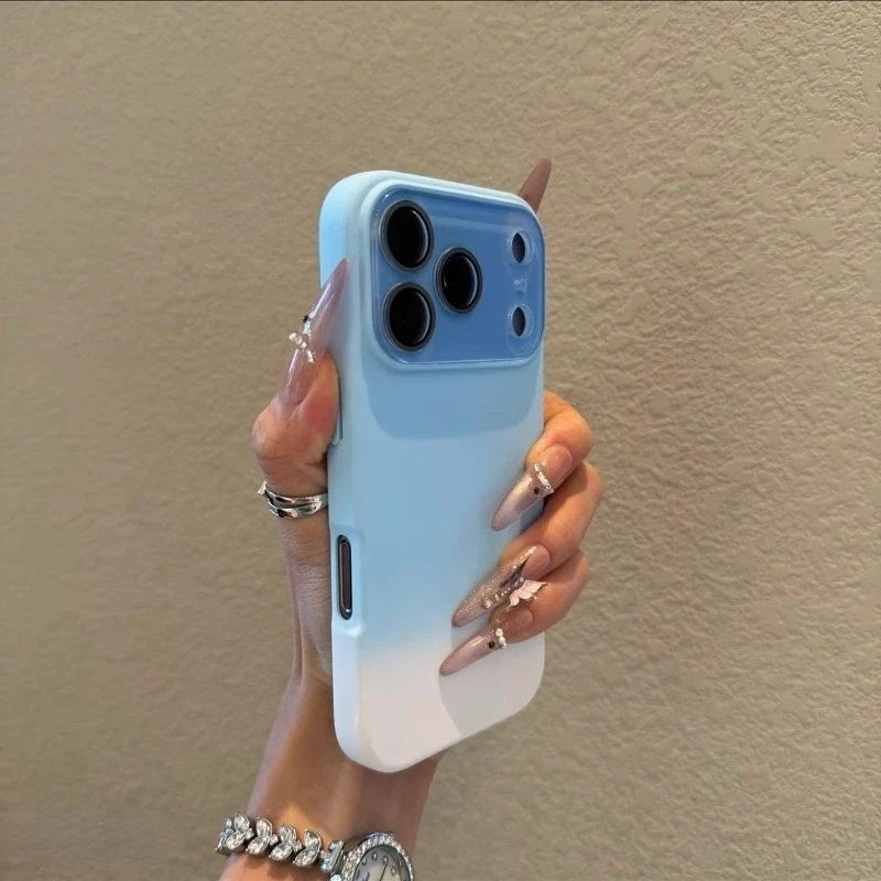 Fargerikt gradient iPhone deksel for iPhone 17, Pro og Max. Gir moderne design og robust mobil beskyttelse.