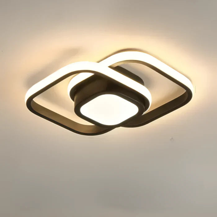 Funksjonell og moderne taklampe, LED-belysning for moderne hjemmeinnredning.