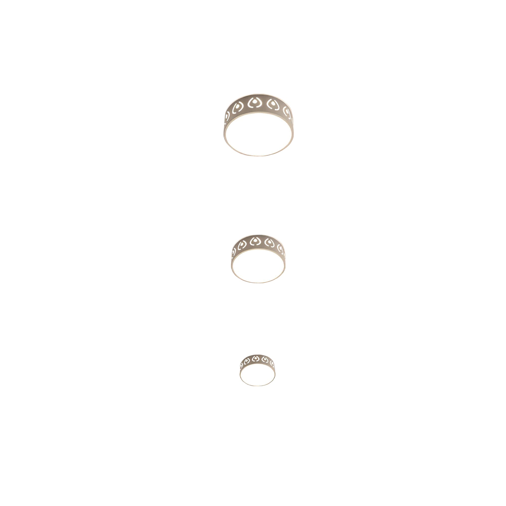 Moderne LED-taklampe med minimalistisk design, ideell for entré og korridor.