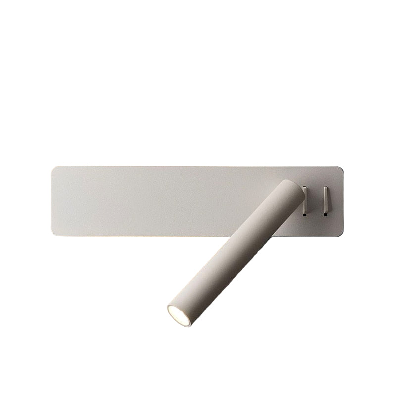 Moderne LED vegglampe for lesing, justerbar arm. Perfekt som nattbordslampe eller arbeidslampe.
