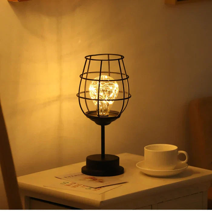 Funksjonell kontorlampe, moderne bordlampe i svart design for effektiv arbeidsbelysning, E27.