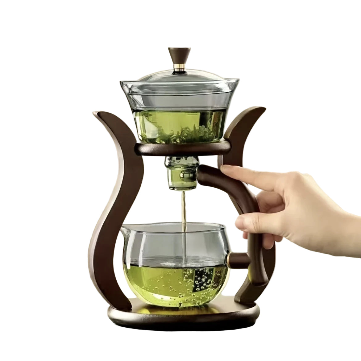 Moderne tekanne-sett med infuser for tebrygging, perfekt for teelskere hjemme.