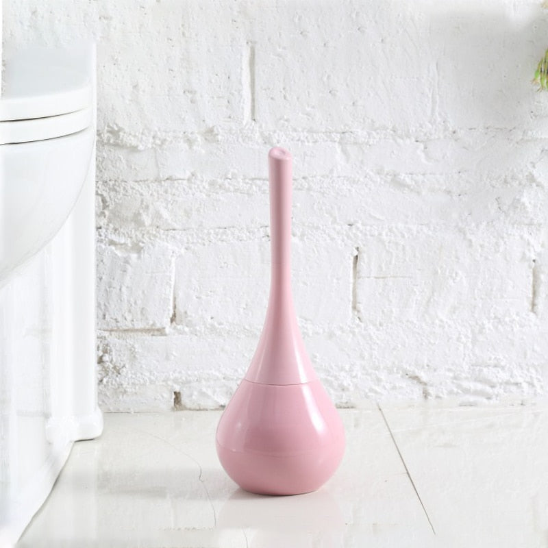 Toalettbørstesett i sort, elegant design, perfekt for ethvert moderne baderom