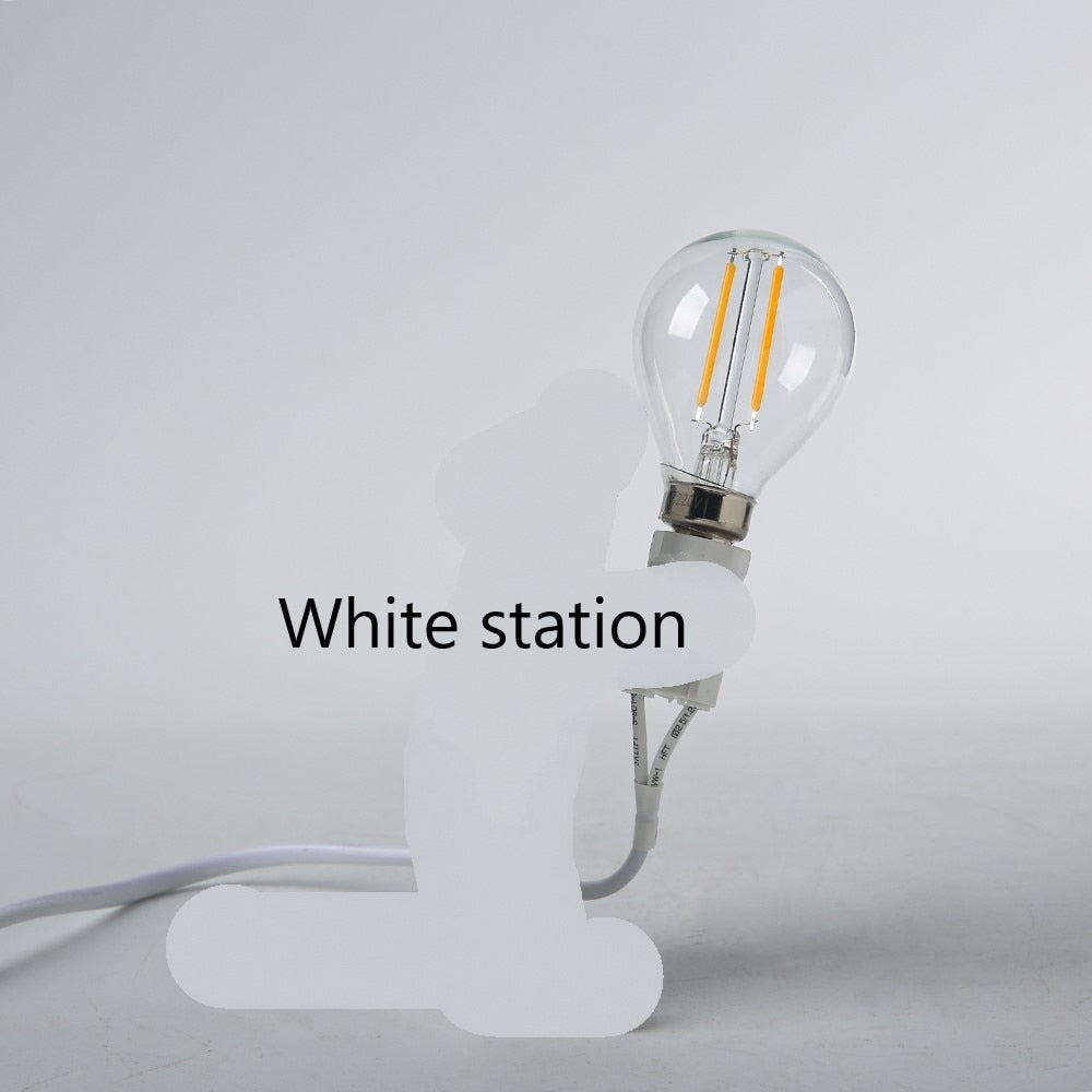 Gullfarget muselampe, luksuriøs dekorlampe som gir et eksklusivt preg til hjemmet.