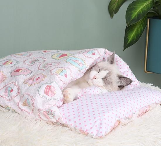 Ultra-myk katte sovepose som gir optimal komfort og trygghet til din katt.
