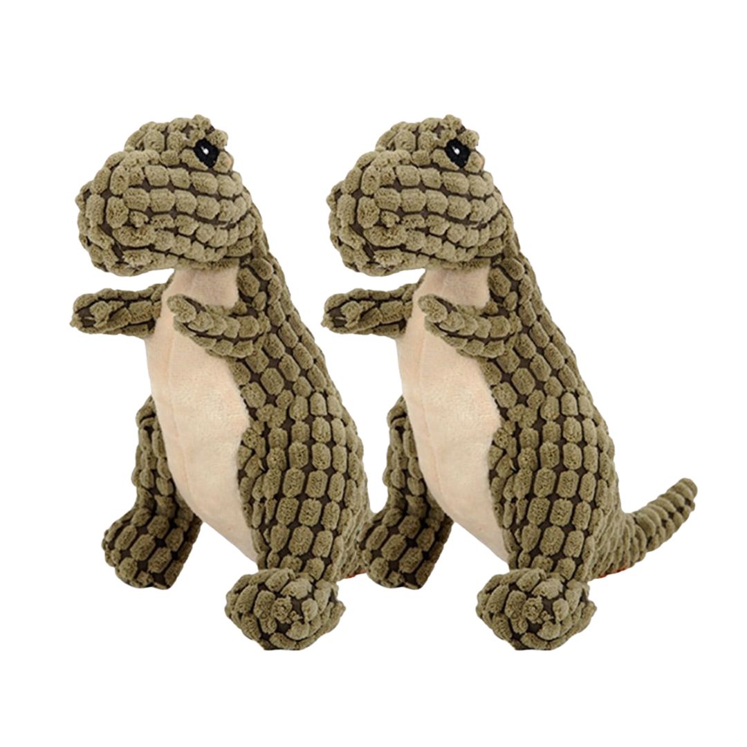 Myk dinosaur leketøy for hund; gir din hund timer med lek og mental stimulering.