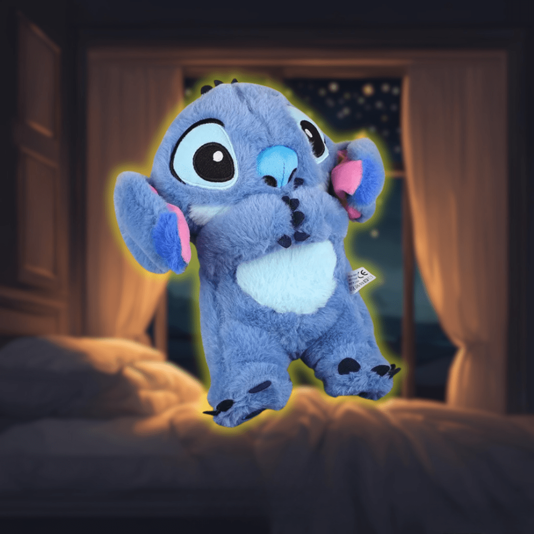 Gave: Stitch plysj kosedyr for mentalt velvære og daglig stressavlastning.