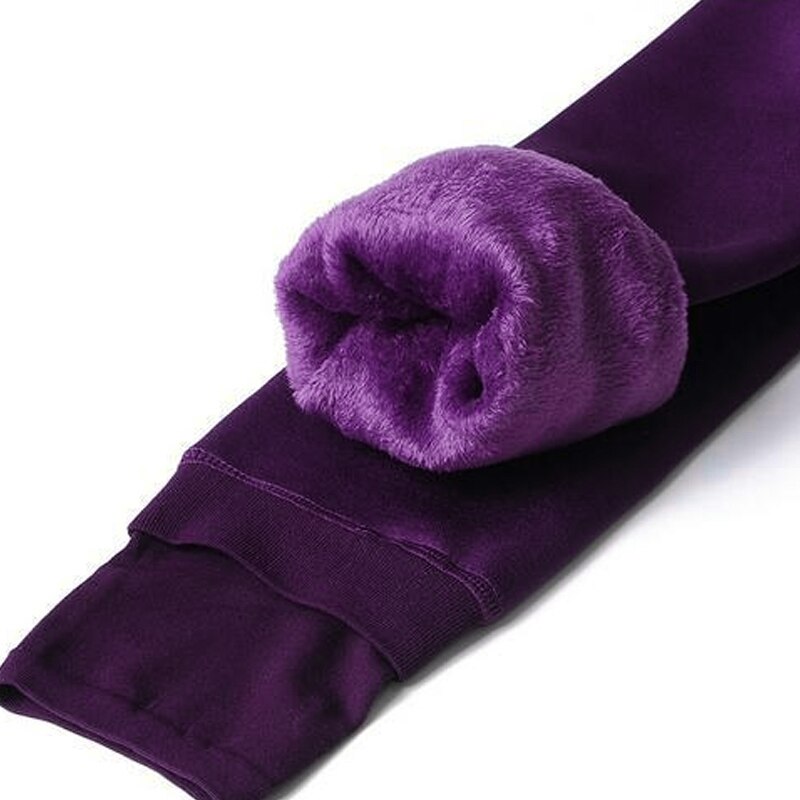 Allsidige, varme vinter leggings i sort for dame, ideelle under kjoler eller som loungewear.