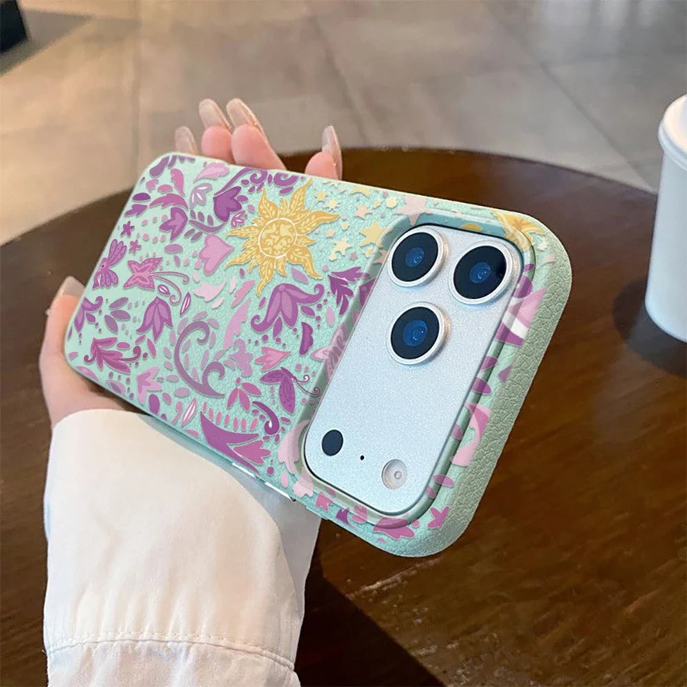 Fargerikt smarttelefondeksel med elegant blomstermønster, en flott gaveide for stilfull telefonbeskyttelse.