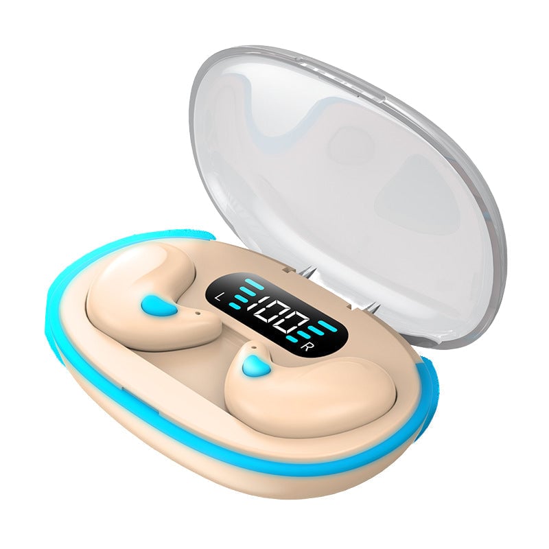 Søvnørepropper med beinledning viser effektiv støyreduksjon. Bluetooth for god søvn og komfortabel bruk.