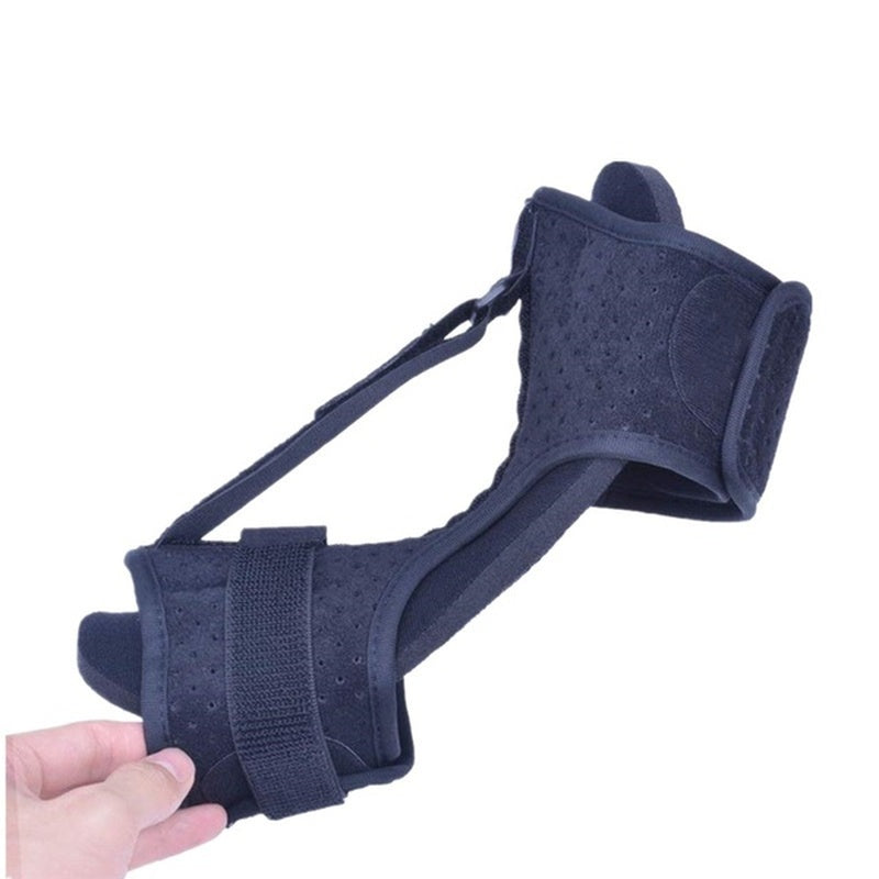 Ergonomisk ankel- og fotstøtte for nattbruk. Gir stabil posisjonering og reduserer smerte fra plantar fasciitt.