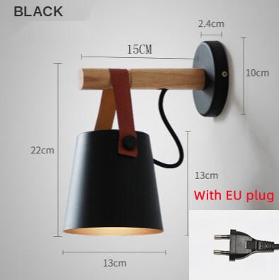 Moderne retro vegglampe for interiør, med nordisk touch. Gir elegant og funksjonell belysning.