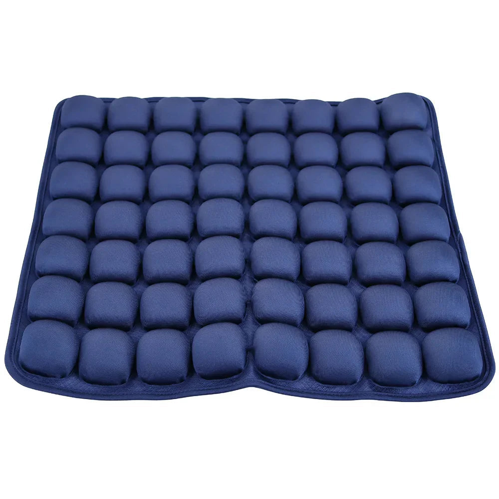 Komfortabel unisex stolpute. Oppblåsbar og bærbar med justerbar luft for sval og ergonomisk sittestilling.