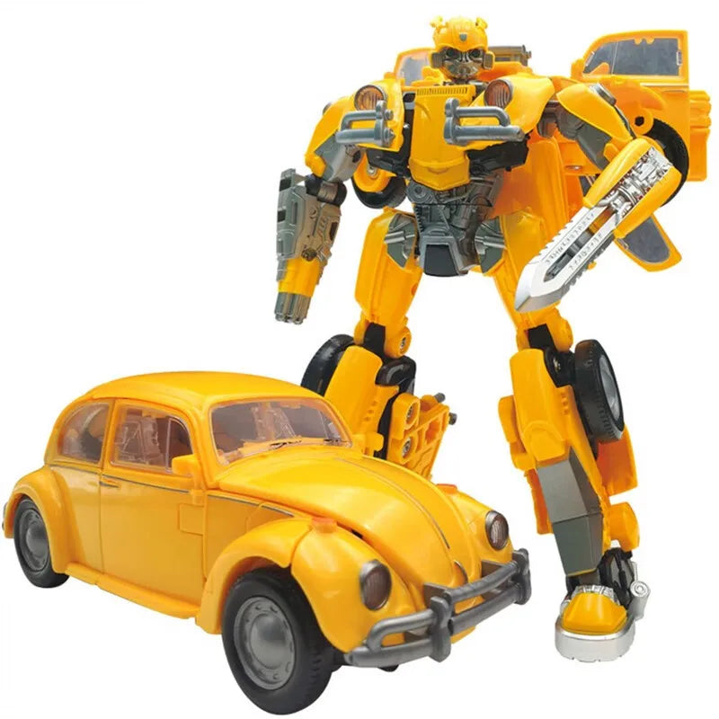 Optimus Prime Figur aus PVC/ABS, 18 cm, transformierbar vom Fahrzeug zum Roboter, detailliertes Design für Sammler.