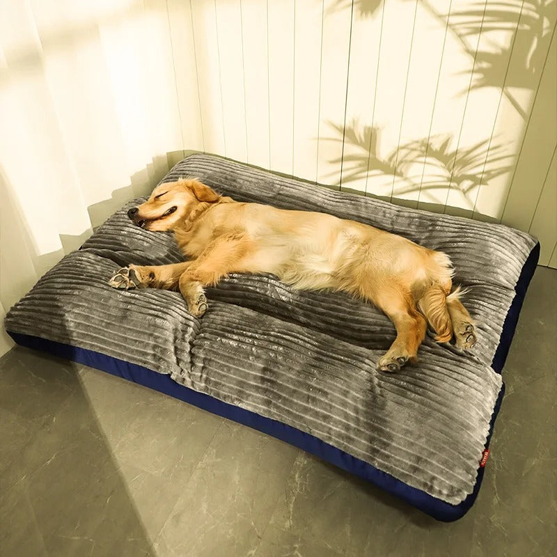 Komfortabel hundepute, maskinvaskbar ortopedisk seng, ideell for alle hunder og stor hund.