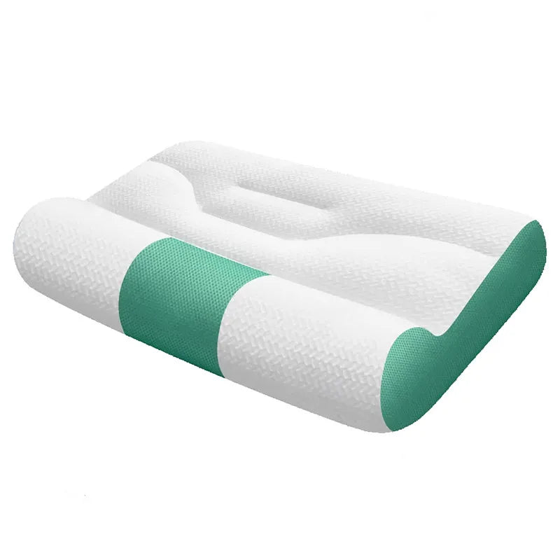 Ortopedisk nakkestøttepute, ergonomisk design for bedre søvn og lindring av nakkesmerter.