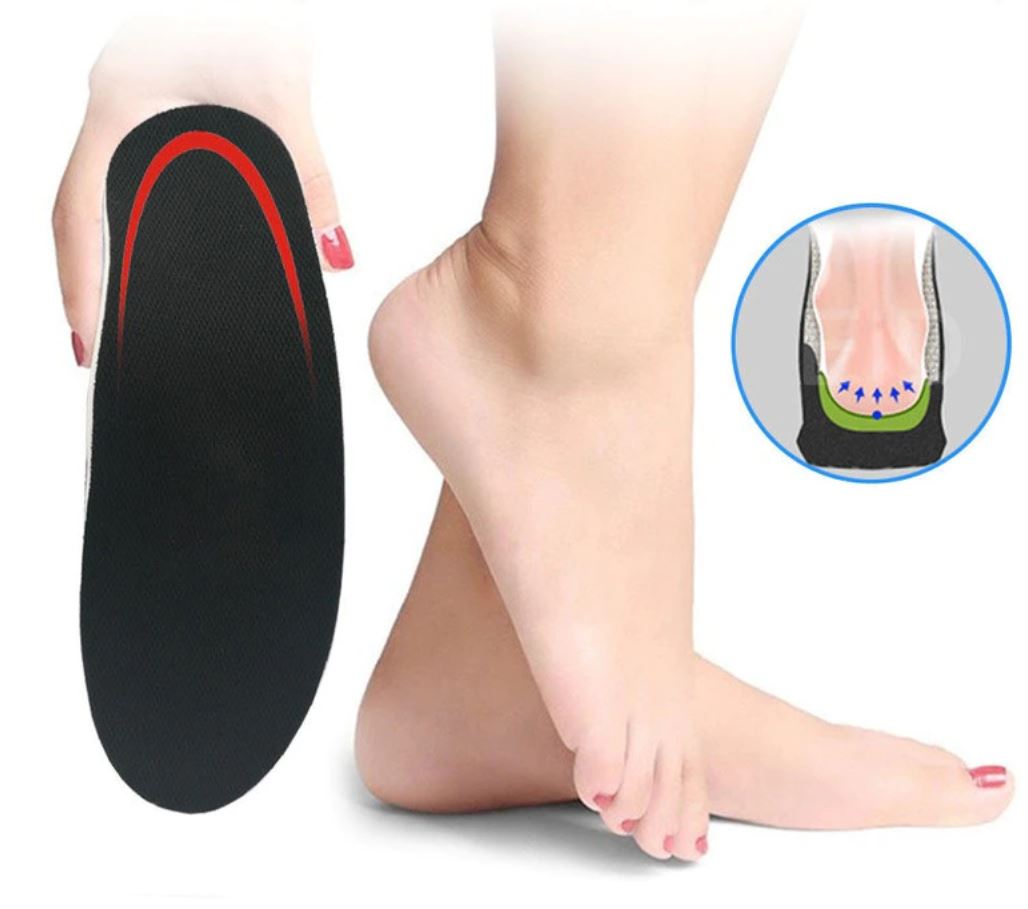 Optimal fothelse med unisex buestøtte innleggssåler. Reduserer trykk og gir god avlastning.