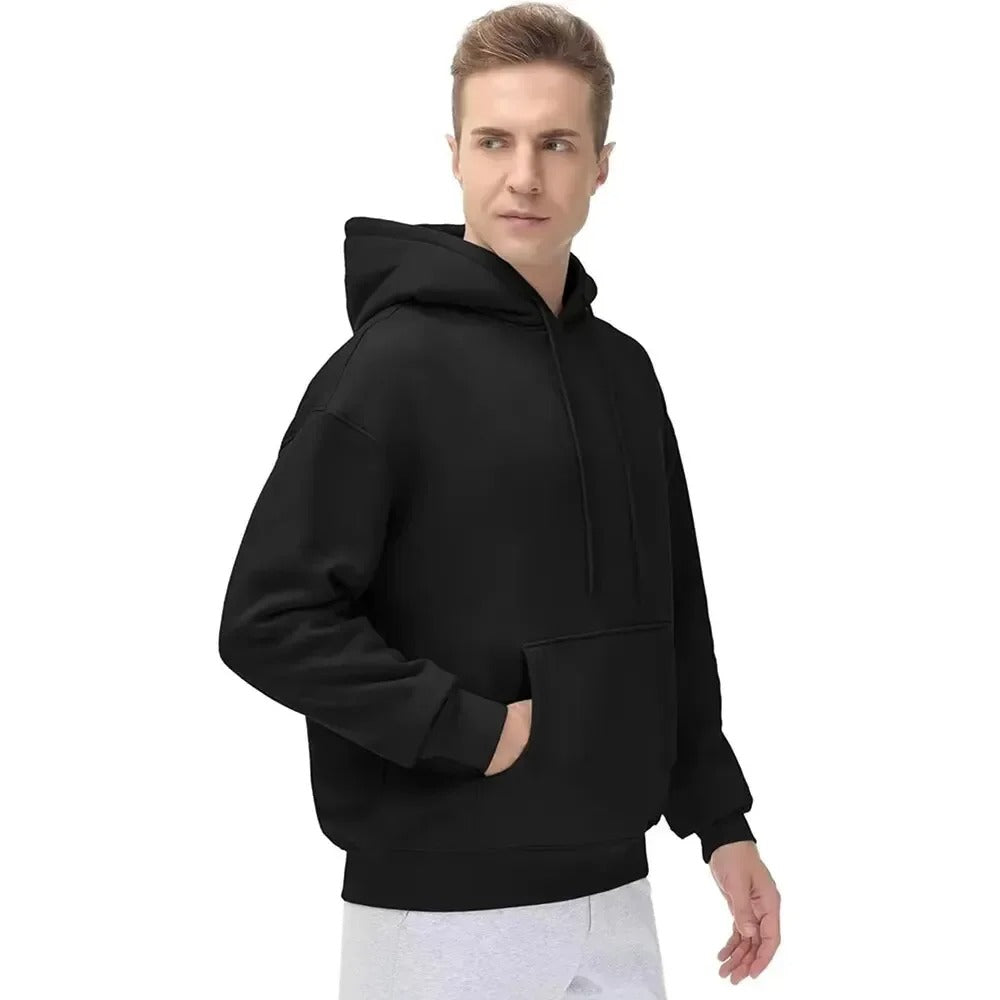 Unisex oversized hettegenser med romslig passform, perfekt for hverdagsbruk.
