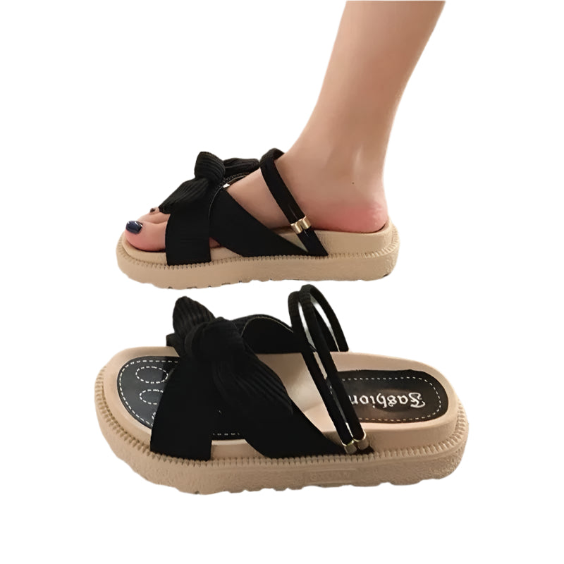 Plattformsandaler for damer, stilige og komfortable slip-on sommersko. Perfekt for hverdag og fritid.