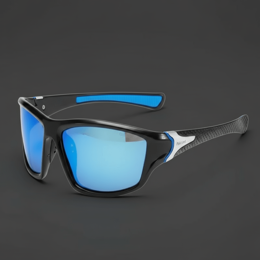 Eliminer gjenskinn med disse polariserte sportssolbrillene, UV400 beskyttelse for bedre syn.
