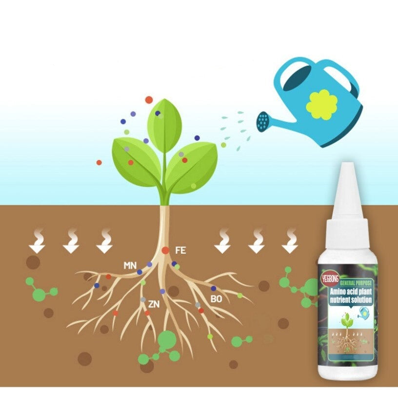 Planteløsning i hydroponisk system, sikrer næring til vekstfremmende planter. Essensiell for hydroponikk.
