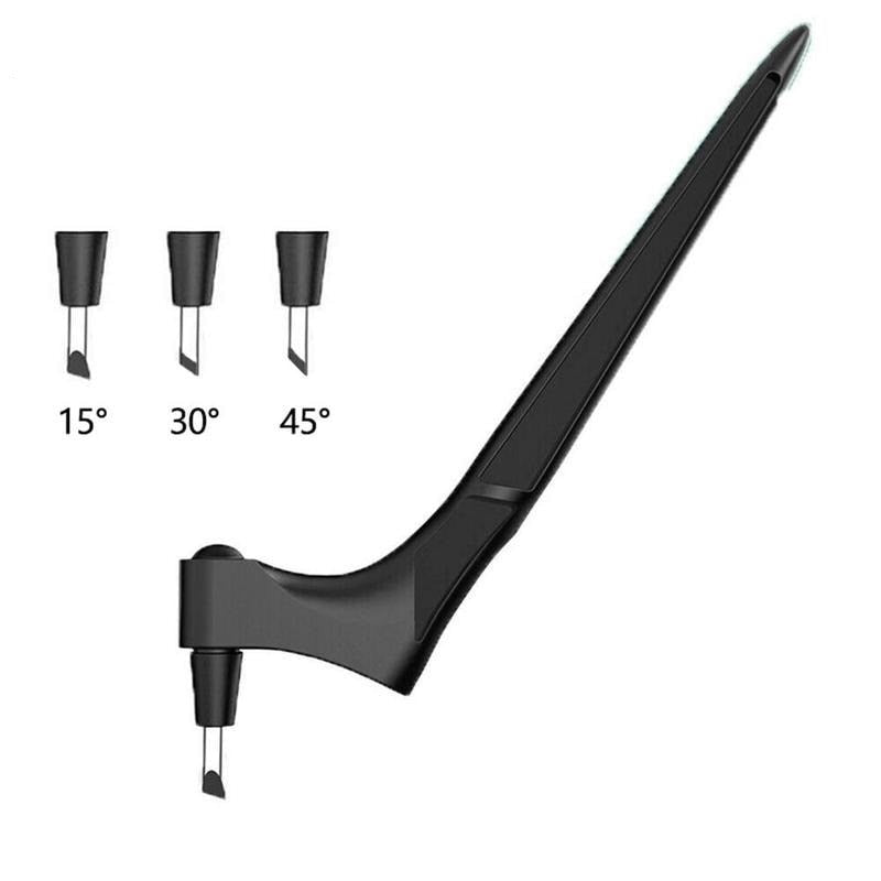 Ergonomisk presisjonskniv med roterende hode for komfortabel og nøyaktig kutting av ulike materialer.