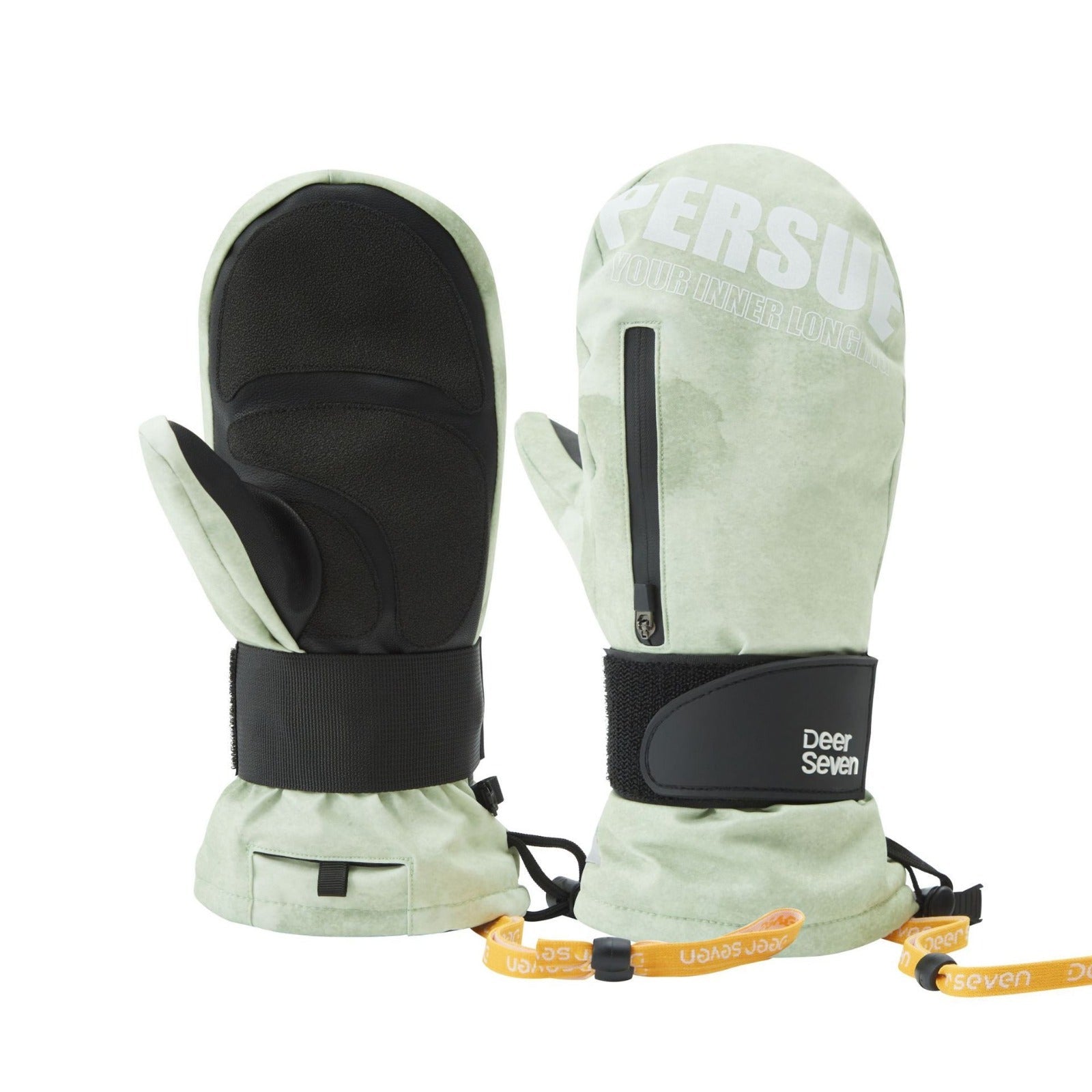 Unisex skihansker; tykke, vindtette vinterhansker for ski, snowboard og vintersport.