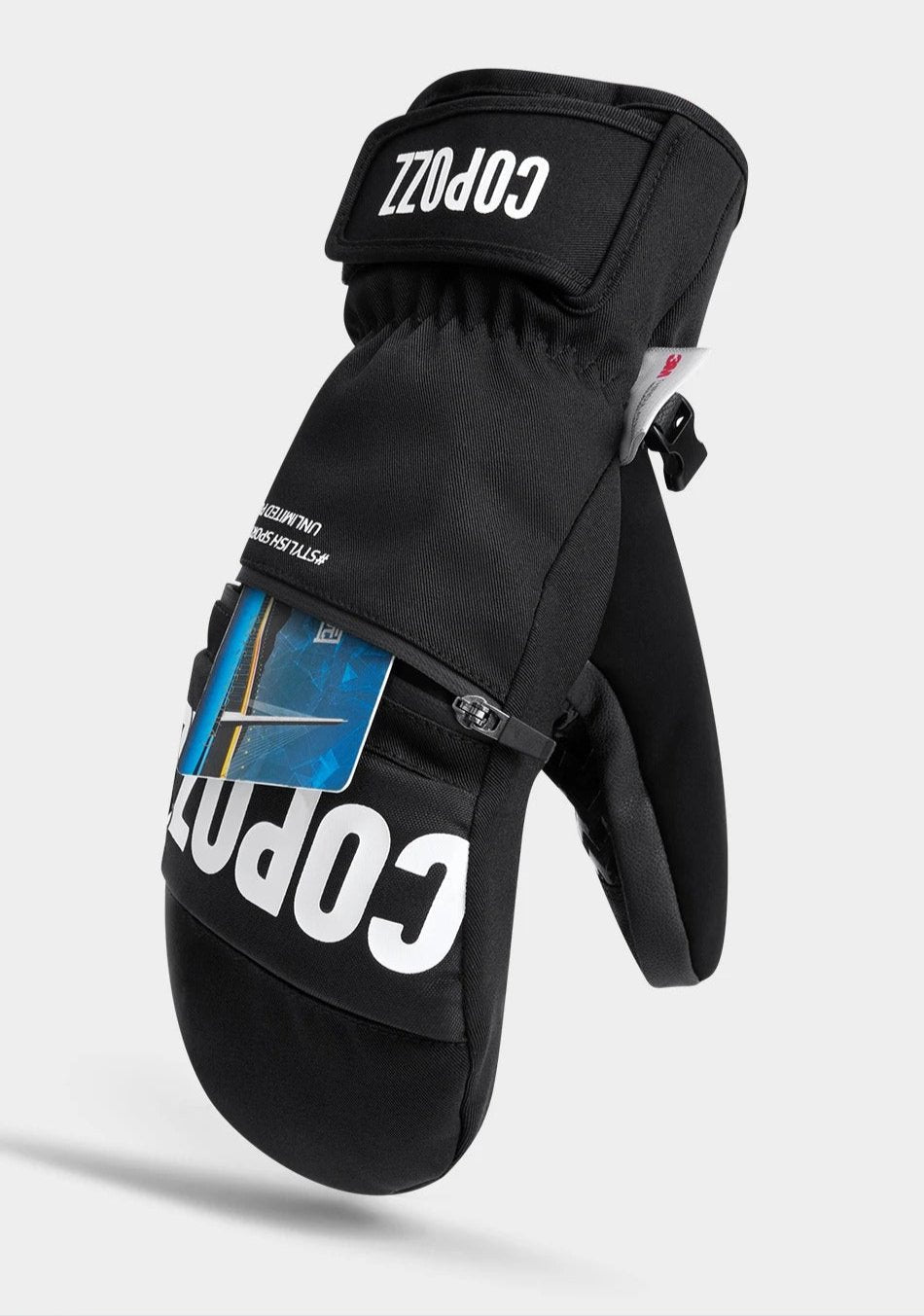 Utendørs termiske hansker for ekstrem kulde; vindtette, unisex, ideelle for ski.