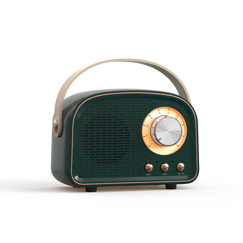 Gaveidé: En tidløs retro Bluetooth høyttaler med vintage design, leverer suveren trådløs lyd.