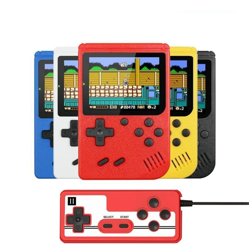 Gaming for barn: Retro-konsoll med omfattende spillbibliotek, bærbar