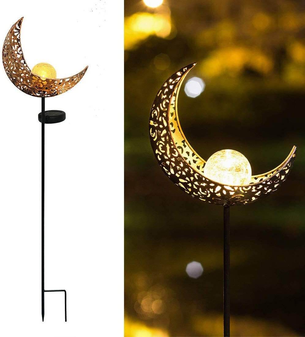 Perfekt gaveidé: Retro solcellelampe som hagepynt og funksjonell utendørsbelysning. Solar utelys.