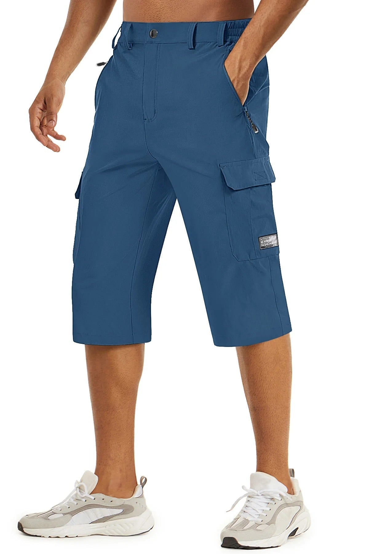 Slitesterke og komfortable turshorts for menn, hurtigtørkende stoff for optimal ytelse under turer.