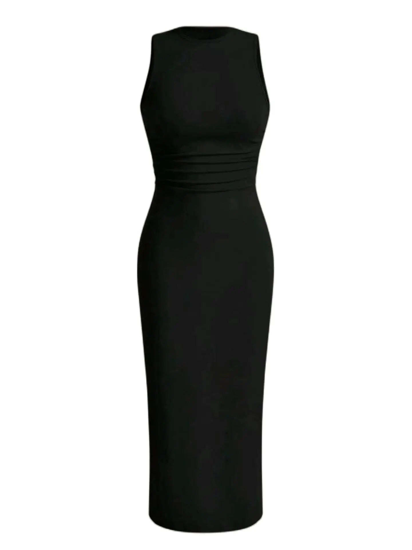 Rynket vestkjole for kvinner med flatterende midje, perfekt for sommer og solrike dager.