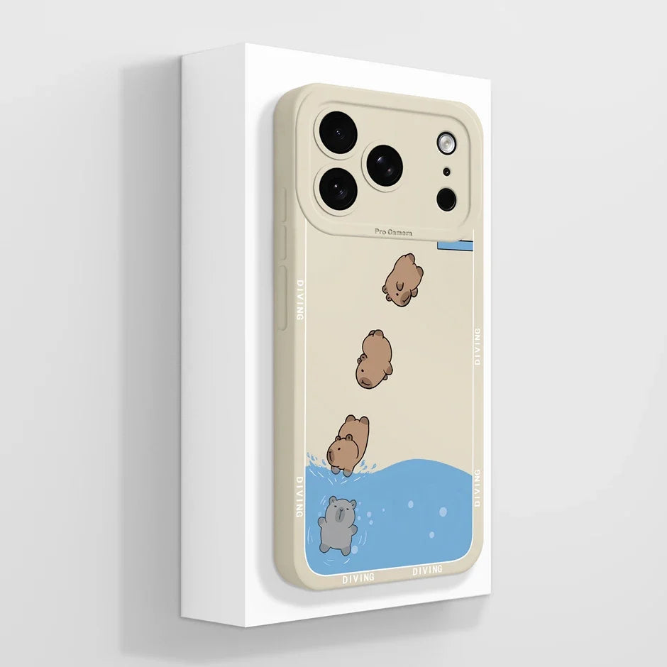 Personlig stil med fargerikt tegneserie mobildeksel for iPhone 17. Slank TPU, støtsikker.