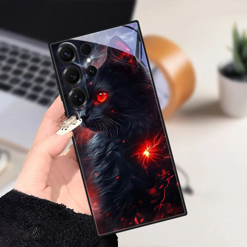 Personlig stil: Samsung S25 deksel med marihøne-motiv, slitesterkt mobil tilbehør.