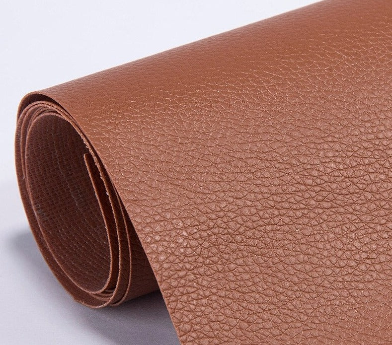 Allsidig selvklebende skinnlapp (50x138 cm) for reparasjon av møbler og vesker.