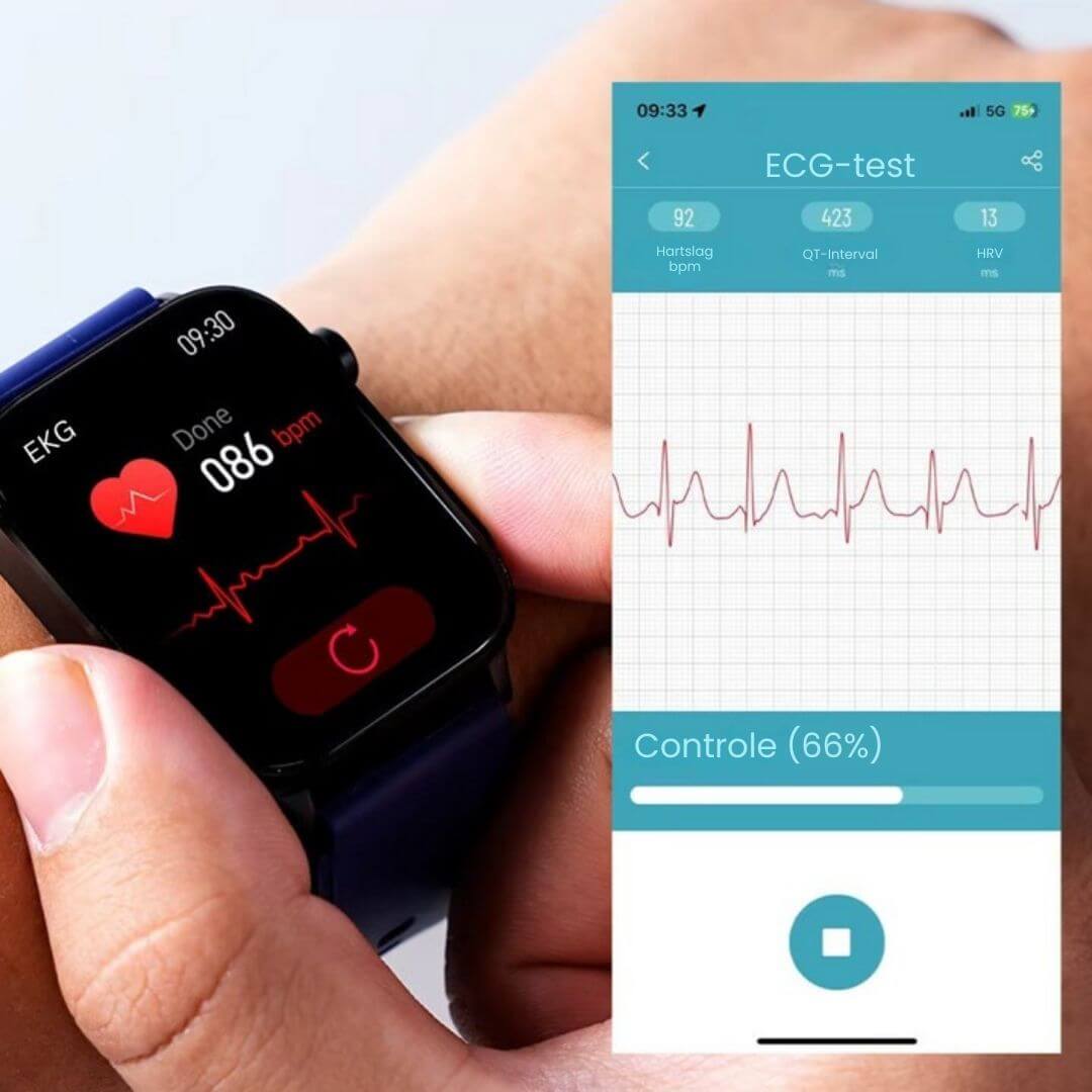 Vanntett seniorklokke med presis helseovervåking og GPS
